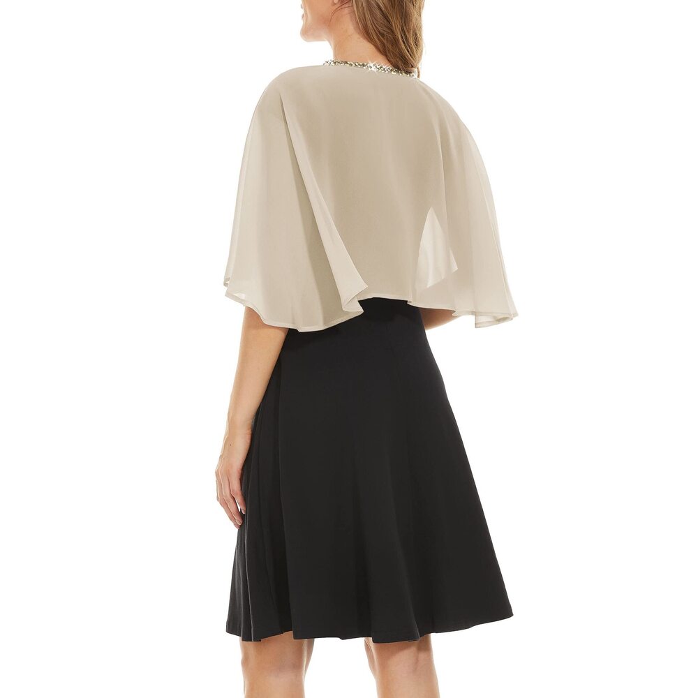 9834 Shawl Dress Cover Up Formal Shawls And Wraps For Evening Dresses Shall - Picture 5 of 6